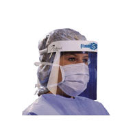 DeRoyal CDER23004 FaceShieldZ Full Face, Solid Foam, With Elastic Strap, Clear