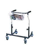 Drive Medical ce 1000 bk Anterior Rehab Safety Roller, Fixed Width, Adult, Silver Vein - Owl Medical Supplies