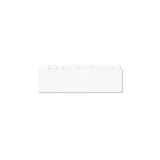 First Healthcare Products, Inc. CFHPM2430W Divider Set, Poly, Side Opening, 11 Blank Tab, White