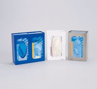 Glove Box Holder, Top/Side Load, Stainless Steel