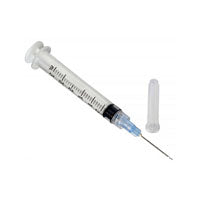 VanishPoint Safety Syringe, 3mL, L1IN ODSEC 21GA Needle, Clear