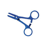 Tubing A-Clamp, Plastic, L4.3" Blue