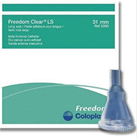 Coloplast COL505421 CATHETER FREEDOM LS 28MM MED CLEAR LONG SEAL L/F 100EA/BX