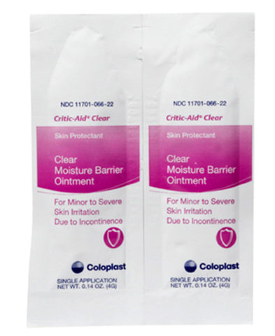 Coloplast 7565 Critic-Aid Clear 4g Packets - Owl Medical Supplies