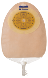 Coloplast 11802 Sensura Standard Wear 1-Piece Urostomy Opaque Pouch, Maxi, Cut-To-Fit Up To 3" (76mm) - Owl Medical Supplies
