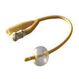 Convatec CON51161410 Foley Catheter, Silicone Elastomer Coated, with Balloon, Hard Valve