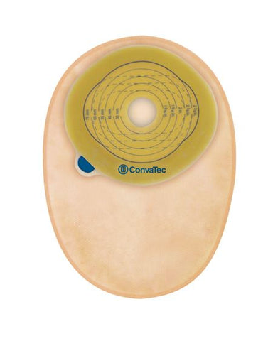 ConvaTec 416700 Esteem + 1-Piece Closed-End Pouch, Cut-To-Fit, Modified Stomahesive Skin Barrier; 8" Pouch With 1-Sided Comfort Panel And Filter Transparent 20-70mm (13/16" - 2 ") Stoma Size 