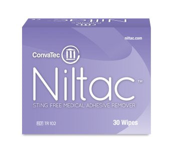 ConvaTec TR102 Niltac Sting Free Adhesive Remover Wipes - Owl Medical Supplies