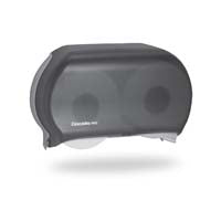 Cascades CWOODB12 The Cascades PRO Universal Toilet Paper Dispenser, Jumbo, Double Roll, 9"