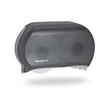The Cascades PRO Universal Toilet Paper Dispenser, Jumbo, Double Roll, 9"