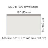 Cardinal Health Non-Sterile Surgical Drape Towel, 12 x 18IN