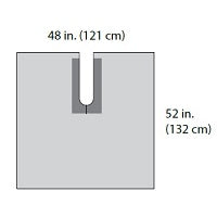 Poly U-Drape, Sterile, D1015
