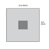 Cardinal Health D1021 Cardinal Health Sterile Ophthalmic Surgical Incise Drape, 16 x 16IN