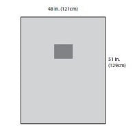 Incise Drape, Opthalmic, W48" x L51"