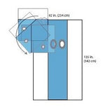 Moveable Radial/Femoral Angio Sheet, D2399