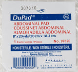 Derma Sciences 97820 Dupad Abdominal Pad Non-Sterile 8" x 20 Yards - Owl Medical Supplies