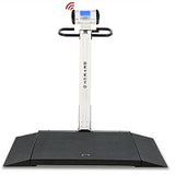 Portable Wheelchair Scale with Vertical Fold-Up Storage with AC Adaptor