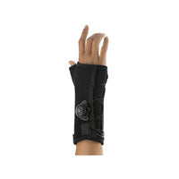 DJO Canada DJ231-32-1111 Exos Long Thumb Spica Brace, Right, with Boa, Black