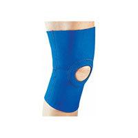 DJO Canada DJ79-82633 PROCARE Knee Support, Reinforced Patella, L10" Blue/Black
