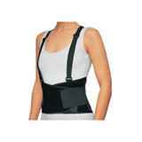 PROCARE Industrial Back Support, With Suspenders, H8" Black