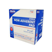 DUKAL DK134 Non-Adherent Dressing Pad, W3" x L4"