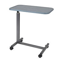 Overbed table with Plastic Top