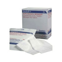 Tracheotomy Drain Sponge, Non-Woven, 4-Ply, Non-Sterile