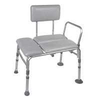 Drive Medical DRV12005KD-1 Padded Transfer Bench