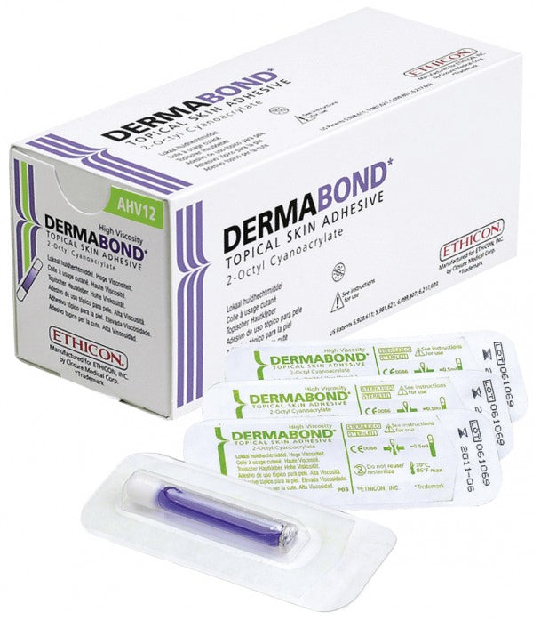  Ethicon DNX12 Dermabond Advanced Topical Skin Adhesive, 0.7 mL  Ampule of High-Viscosity Skin Adhesive, Medical Supplies : Industrial &  Scientific