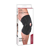 Hinged Knee Brace, Neoprene, Large/XL, Black