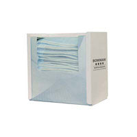 Face Mask Dispenser, Tie Style, White