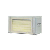 BOWMAN Dispensers FP-021 Face Mask Dispenser, Earloop Style, Clear