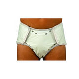Ultra-Fit Incontinence Brief, 36"-45" Waist, Unisex, Large, White