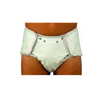 Ultra-Fit Incontinence Brief, 36"-45" Waist, Unisex, Large, White