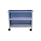 Healthline Medical Products GC302G Linen Cart, Two 48" x 20" Shelves
