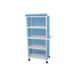 Healthline Medical Products GC324B Linen Cart, Four 32" x 20" Shelves