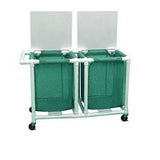 Healthline Medical Products GC902B-SDL Laundry Hamper, Double Bin
