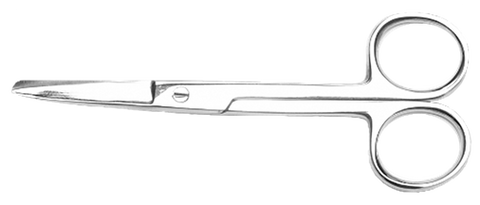 Genairex S12131 Securi-T Curved Ostomy Scissors - Owl Medical Supplies