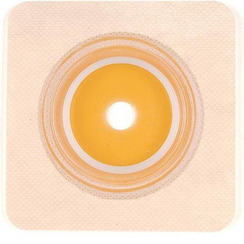 Genairex 305234 Securi-T 2-Piece Skin Barrier With Flange (Cut To Fit), Standard Wear Skin Barrier With Flexible Tape Collar 2 " (70mm) Tan - Owl Medical Supplies