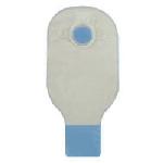 Genairex 7308234 Securi-T 2-Piece Drainable Pouch With Filter 12" L, 2-3/4" Flange, Transparent, 1 Curved Tail Ostomy Closure - Owl Medical Supplies