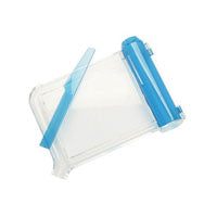 Pill Counter, Tray, Spatula, Hinged Funnel of Rigid Plastic