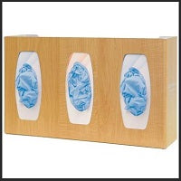 BOWMAN Dispensers GL030-0223 Glove Box Dispenser - Triple - Divided