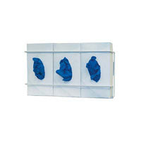Glove Box Dispenser, Triple, Coated Wire