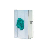 Glove Box Dispenser, Single, Clear, with Flexible Spring