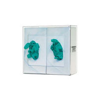 Glove Box Dispenser, Double, Clear