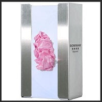 BOWMAN Dispensers GS-004 Glove Box Dispenser Single, Stainless Steel