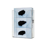 Glove Box Dispenser, Triple, Clear