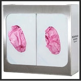 BOWMAN Dispensers GS-005 Glove Box Dispenser Double, Stainless Steel