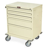 Harloff HMV24-5K V-Series, Procedure Cart, Five Drawer, with Key Lock, 22" Depth, W29.5" x H34" 101pound