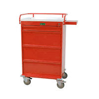 Harloff HMVLT150MOTRED Value Line Medication Cart, Steel